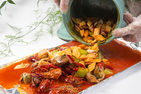 海鲜 餐厅 瓦罐 套餐 龙虾