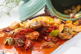 海鲜 餐厅 瓦罐 套餐 龙虾