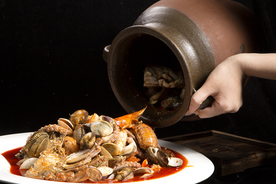 海鲜 餐厅 瓦罐 套餐 龙虾