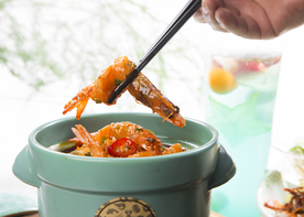 海鲜 餐厅 瓦罐 套餐 龙虾