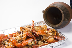 海鲜 餐厅 瓦罐 套餐 龙虾