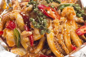 海鲜 餐厅 套餐 锡纸 快餐