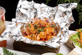 海鲜 餐厅 鲜火肴 套餐 锡纸