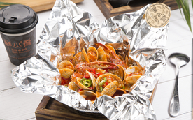 海鲜 餐厅 鲜火肴 套餐 锡纸