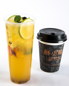 一颗柠檬茶 青柠红茶 金桔柠檬