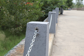 公园临边防护栏水泥栏杆