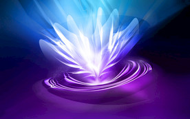 彩色光线蓝色紫色背景