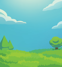 风景画 树叶 森林树叶  插画