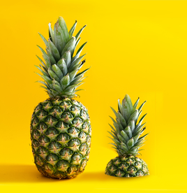 菠萝水果新鲜背景海报素材