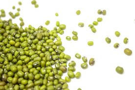 青豆绿豆配料背景海报素材