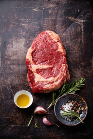 牛肉肉块美食背景海报素材