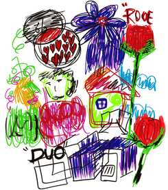 涂鸦 杂画 裁片