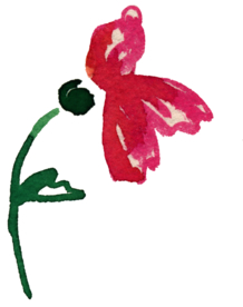 弯曲 垂落 花朵 骨朵