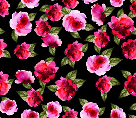 手绘花 玫瑰花 大牌花 乱花