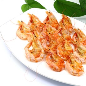 油炸大虾美食食材背景海报素材