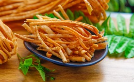 油炸油条零食背景海报素材