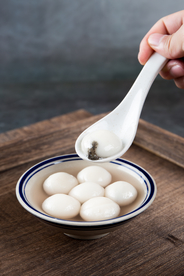 汤圆元宵美食食材背景海报素材