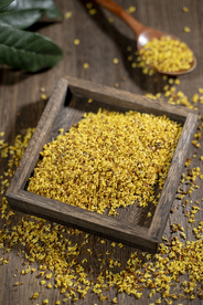 桂花花朵食材背景海报素材