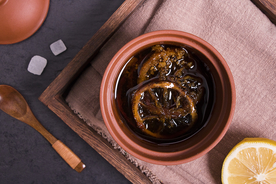 藕片秘制食物食材背景海报素材