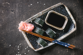 日式寿司美食背景素材