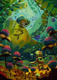 动漫卡通插画图案