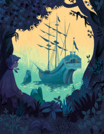 动漫卡通插画图案