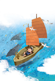 动漫卡通插画图案