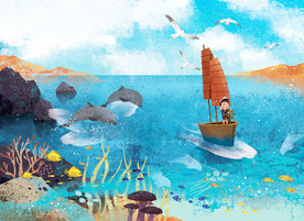 动漫卡通插画图案