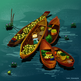 动漫卡通插画图案