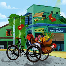 动漫卡通插画图案