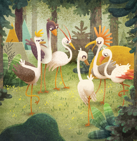 动漫卡通插画图案