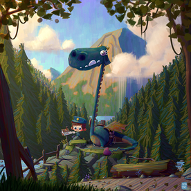 动漫卡通插画图案