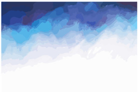 彩色水墨天空图片