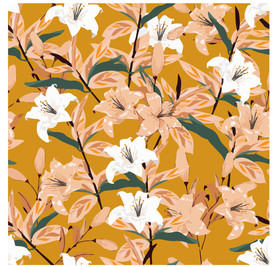 小清新花纹背景底纹图片