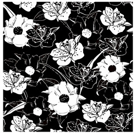 小清新花纹背景底纹图片