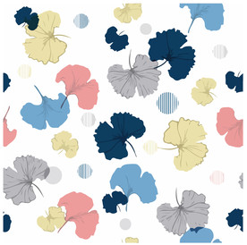 小清新花纹背景底纹图片