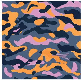 迷彩印花卡通背景