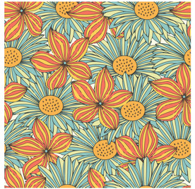 小清新花纹背景底纹图片