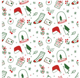 圣诞节卡通背景底纹