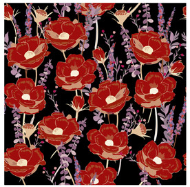 小清新花纹背景底纹图片