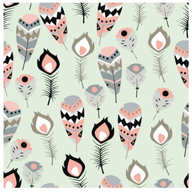 小清新花纹背景底纹图片