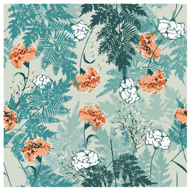 小清新花纹背景底纹图片