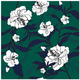 小清新花纹背景底纹图片