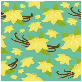 小清新花纹背景底纹图片