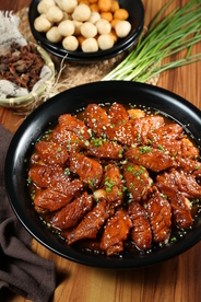 红烧鸡翅美食食材背景海报素材