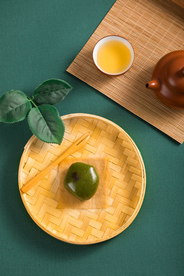 青团美食食材背景海报素材