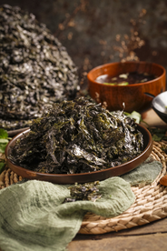 紫菜配菜食材背景海报素材