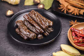 牛肉干零食美食背景海报素材