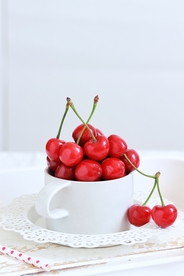 樱桃水果新鲜背景海报素材