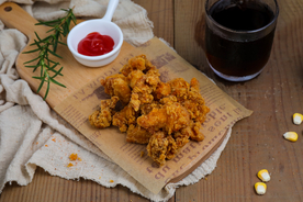 炸鸡零食美食背景海报素材